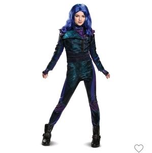 EUC Disney Descendants Mal Costume size small 4-6x